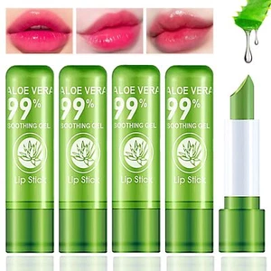 5 Pieces Aloe Vera LipstickLong Lasting Moisturizing Lip BalmNourishing Lip s... - Picture 1 of 7