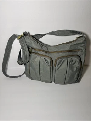 Travelon Cartera Antirrobo Multi Bolsillo Bandolera Bolso de Viaje Gris Nylon Foto 1 de 4