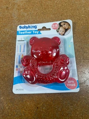Juguete mordedor Babyking oso rojo 0-18 meses Foto 1 de 2