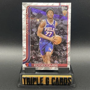 2025-26 Topps Basketball VJ EDGECOMBE Rookie RC Diamante Foil 76ers #203 - Bild 1 von 4