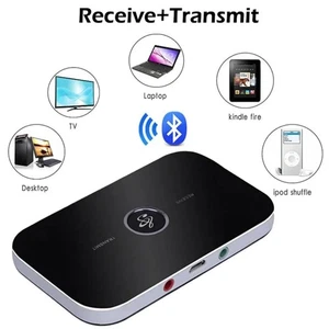 Driver Free Bluetooth Audio Transmitter RCA Adapter Car Audio System - Picture 1 of 7