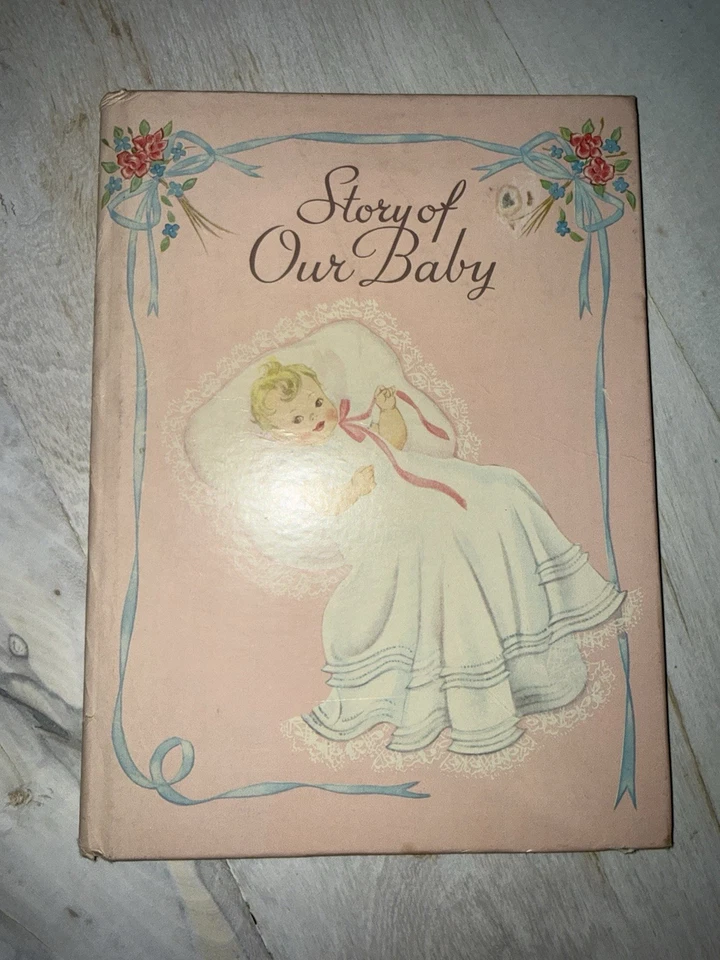 Libro de discos de bebé vintage 1941 "Historia de nuestro bebé" nacimiento-7 años Foto 1 de 4