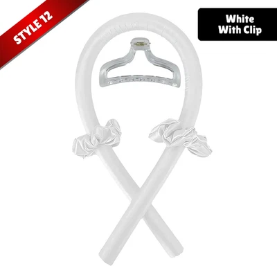 Rizadores de pelo sin calor satinado rizador varilla diadema sin calor seda rizos cabello perezoso Foto 1 de 4