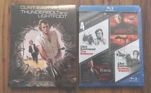Thunderbolt And Lightfoot/4 Film Favorites Clint Eastwood Action/Blu Ray/Crime!! - Picture 1 of 3