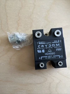 CRYDOM HD4890 Solid State Relay,Input, 4- 32VDC, Output, 480VAC 90A NOS - Picture 1 of 4