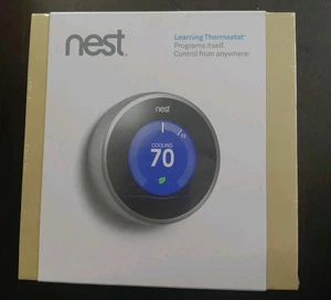 Nest 2nd Gen (T200577) Learning Thermostat, New, Unopened, Original Packaging - Picture 1 of 5