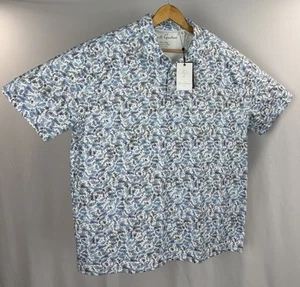 Polo Robert Graham uomo 3XL colorata vibrante paisley traspirante UV golf nuova con etichette - Foto 1 di 11