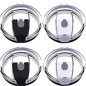 Tumbler Lids Spillproof 20oz,4 Pack Splash Resistant Lid for Beast,Juro,Ozark... - Picture 1 of 7