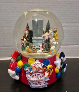 Globo de nieve Macy's 2001 Desfile del Día de Acción de Gracias 75 aniversario LEER - Imagen 1 de 9