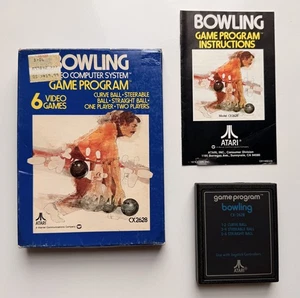 Atari 2600 Spiel -- Bowling -- in OVP CIB NTSC funktioniert - Bild 1 von 7