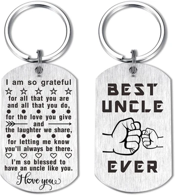 Best Uncle Ever - Regalos para Hombre - Llavero - Llavero Feliz Cumpleaños de Sobrina Foto 1 de 4