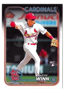 Masyn Winn #189 (RC) 2024 Topps Chrome - St. Louis Cardinals Rookie - Picture 1 of 3