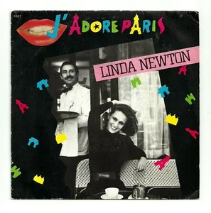LINDA NEWTON Vinyle 45 tours SP J'ADORE PARIS  F Réduit - Picture 1 of 1