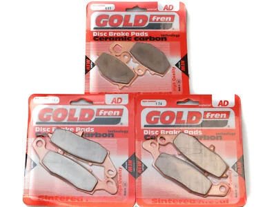 Pastillas de freno delanteras y traseras para Kawasaki ER-6n ABS 650 2006-2011 Foto 1 de 4