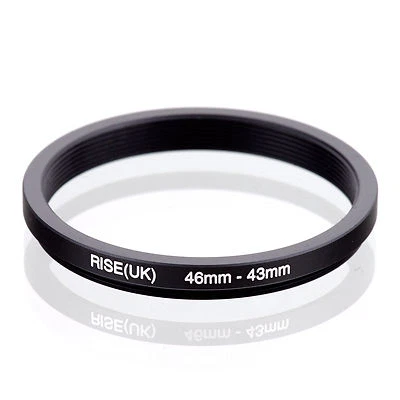 Camera 46mm Lens to 43mm Accessory Step Down Adapter Ring 46mm-43mm - Image 1 of 4