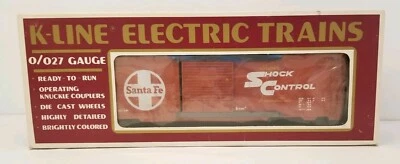 K-Line O Scal Santa Fe "Shock Control" Boxcar K-648902 - Image 1 of 4