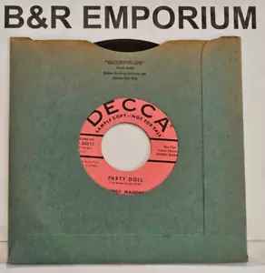 Wingy Manone and Orchestra - Party Doll/Real Gone (1957 Decca) - 7" Vinyl Single - Imagen 1 de 4