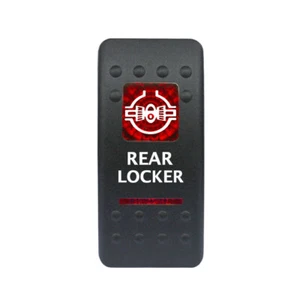 Interruptor basculante CERRADURA TRASERA 531R 12V ENCENDIDO-APAGADO rojo impermeable - Imagen 1 de 1