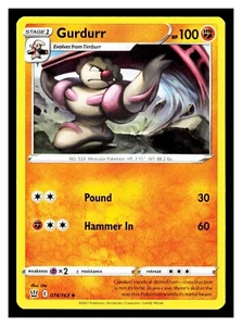 Pokemon Battle Styles Gurdurr 074/163 Uncommon - Picture 1 of 1