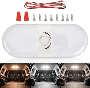 12-24V LED Stablampe Weiß 6500K Deckenlampe Wohnmobil Innenraumleuchte Boot LKW - Bild 1 von 18