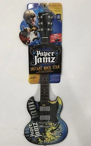 WowWee Paper Jamz Guitar Series 2, Style 12 (6216) (Yellow/Blue) 1 Guitar - Picture 1 of 3