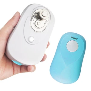 LOTE de abridor de latas eléctrico automático One-Touch Safety Smooth Edge azul - Imagen 1 de 11