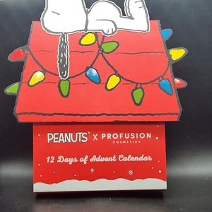 Peanuts X Profusion Cosmetics 12 Days Of Advent Calendar 12 Days Of Makeup - Picture 1 of 3