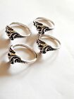Joblot Similar pattern vintage unisex dome hollow party gift rings bundle New 