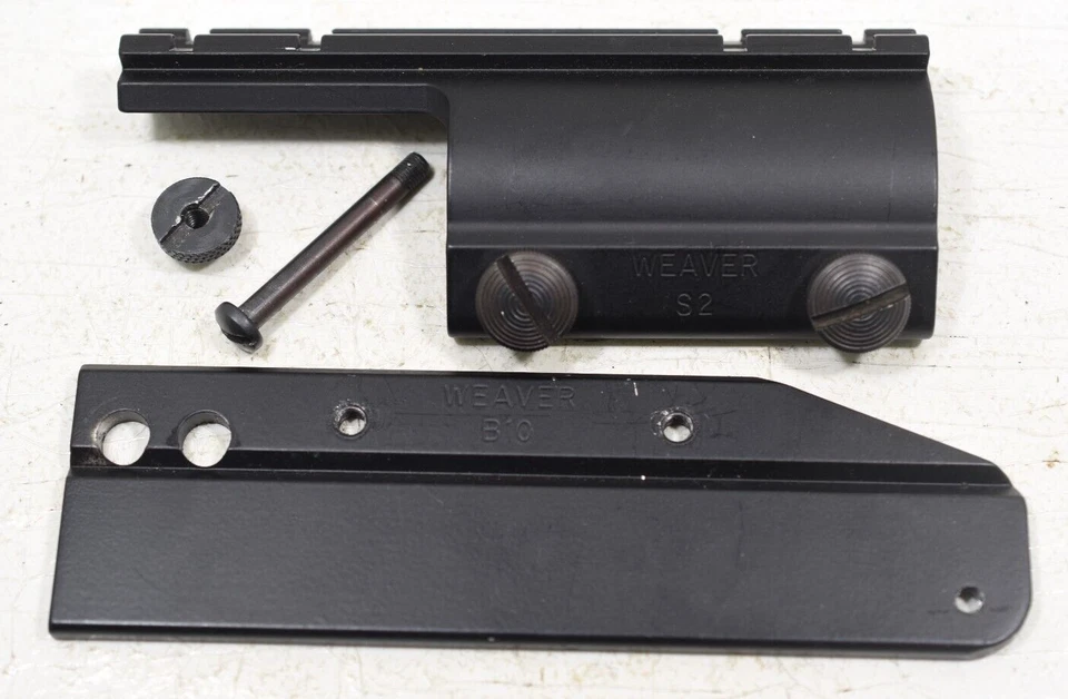 Weaver S2 detachable mount Mossberg 500 series Incomplete kit - Image 1 of 1