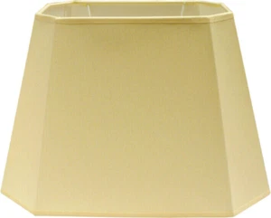 Tisch-Lampenschirm "OCTO" , achteckig CHINTZ  beige  30cm/20/20  E27 Haltung - Bild 1 von 2