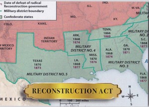 2019 Historic Autographs Civil War Divided Base #96 Reconstruction Act 10/61