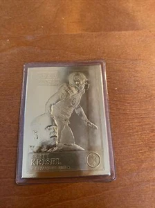 Brett Keisel Danbury Mint 2006 Steelers Super Bowl XL 22kt Gold NFL Card Rare - Picture 1 of 3
