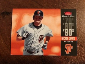 2006 Fleer GotG, Decade Greats, Will Clark, #DEC-WC, NM - Bild 1 von 2