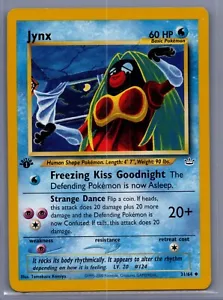 Pokemon Karte - Jynx - Neo Revelation 31 1. Edition - Uncommon - LP - WOTC TCG - Bild 1 von 2