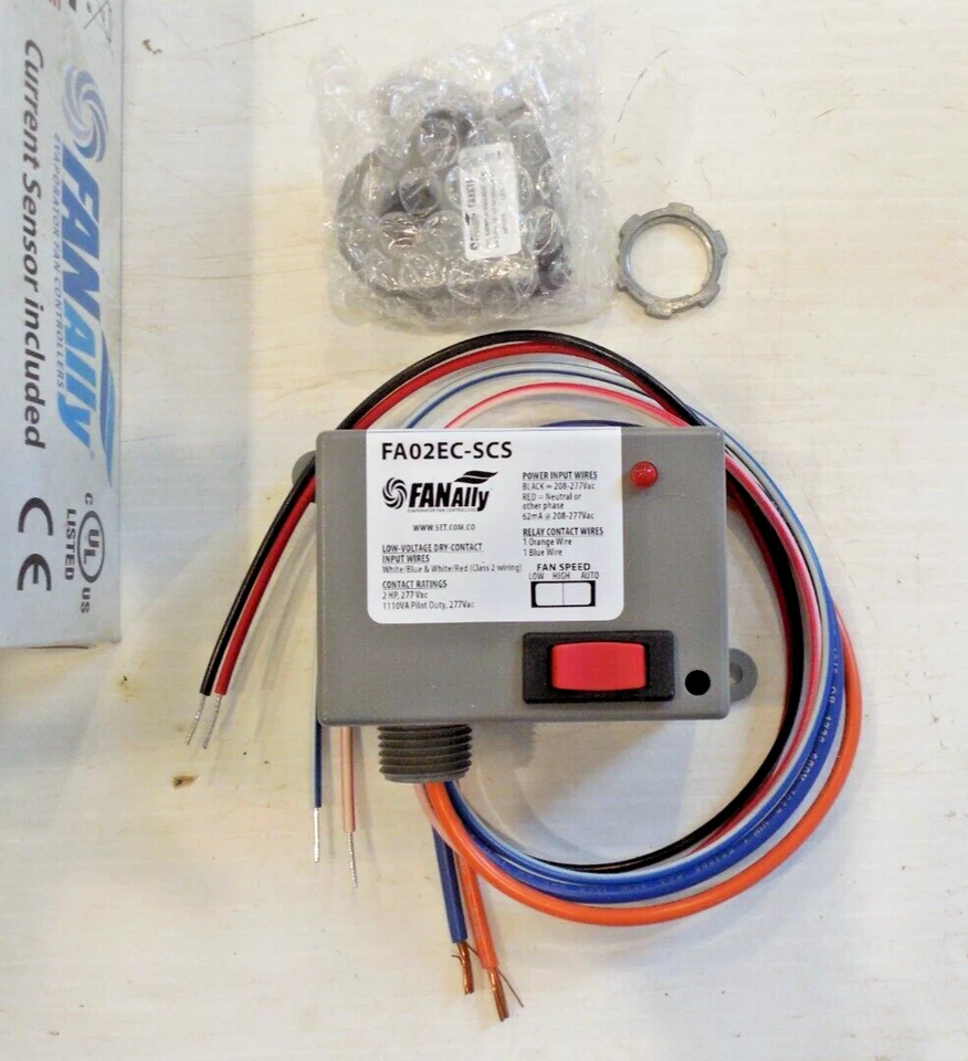 SET Supermarket Energy Technologies FA02EC-SCS FANally 208-277 Voltios AC NUEVO Foto 1 de 1