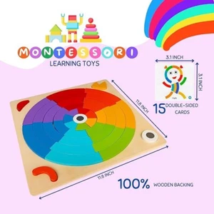 Toddler learning wooden Montessori toys - Picture 1 of 4