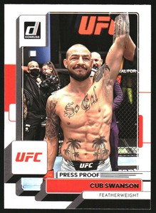 2023 Donruss UFC Press Proof Silver #136 Cub Swanson