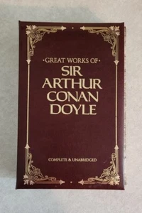Große Werke von Sir Arthur Conan Doyle Chatham River Presse 1987 Ledercover Buch - Bild 1 von 5