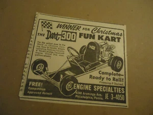 Dart 300 Go Kart 1963 Zeitungsanzeige - Bild 1 von 1