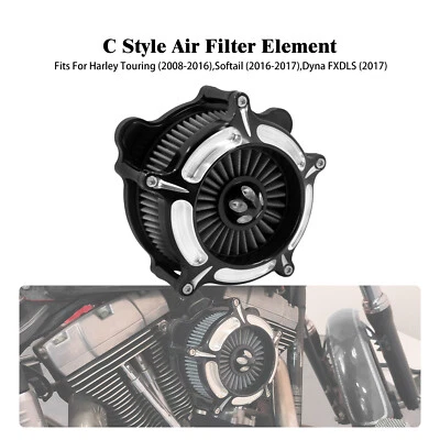 Limpador de filtro de ar turbina Spike para Harley Touring Electra Road Glide 2008-2016 - Imagem 1 de 4