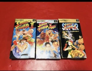 Street fighter 2 Box with manual 3lot set Super Famicom SNES NTSC-J japan - Picture 1 of 4