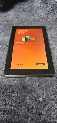 Amazon Kindle 7" SV98LN Display Wi-Fi 8 GB Fire Tablet - Black w/ AC Adatper  - Image 1 of 4
