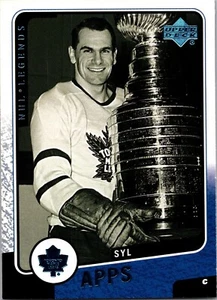 2000 Upper Deck NHL Legends #121 Syl Apps Toronto Maple Leafs - Picture 1 of 2