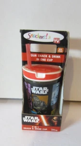 Disney Star Wars Snackee Jr.- Drink + Snack Cup- NIB (303A2) - Imagen 1 de 6