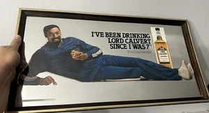 Vintage 1960’s NBA Hall Of Famer Wilt Chamberlain Lord Calvert Bar Mirror - Picture 1 of 1