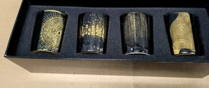 SELTENE DL und Co 4 Kerzen 4er Set seltene botanische Windlichter - Bild 1 von 9