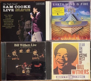 4 CD SOUL LOT - BILL WITHERS/SAM COOKE/EARTH WIND & FIRE - CDS - Bild 1 von 4