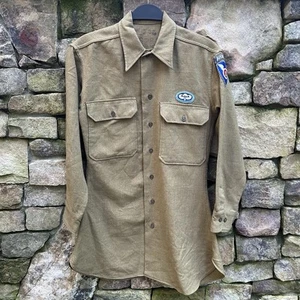 ORIGINAL WWII WW2 US 11th Airborne Paratrooper PIR Undershirt With Cloth Wing - Picture 1 of 6