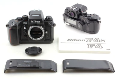 [COMO NUEVO] Cuerpo Nikon F4 + MF-22 + MF-23 Fecha Trasera SLR 35mm Cámara Fotográfica de JAPÓN Foto 1 de 4