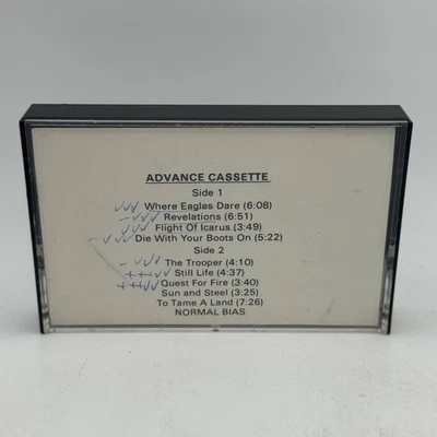 Iron Maiden Piece of Mind Original Advance Promo Cassette Tape RARE Heavy Metal - Image 1 of 4